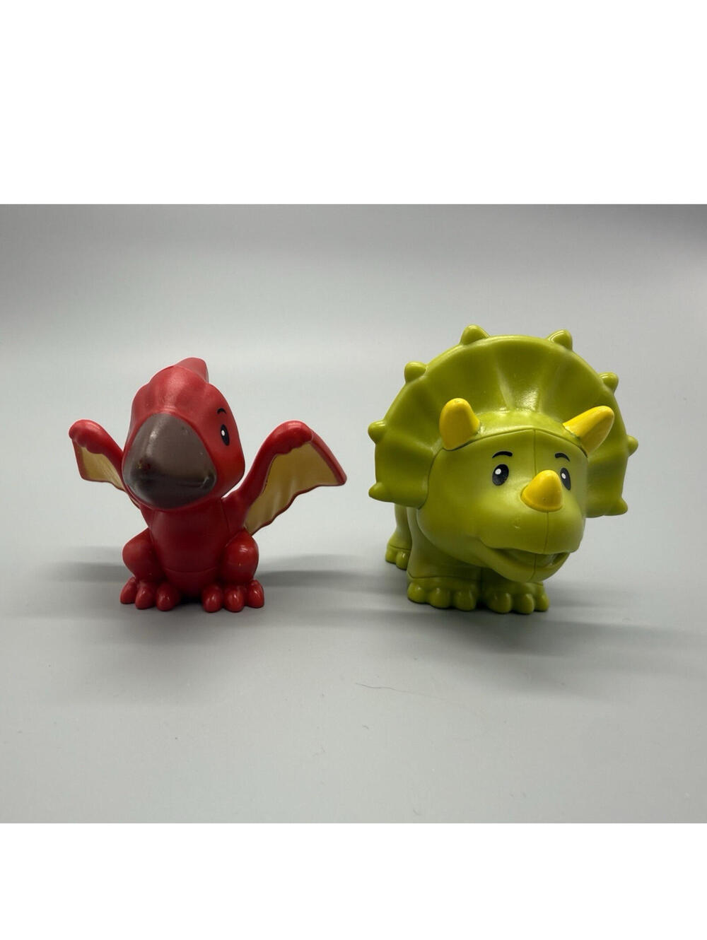Little People Dinosaur Figures Pteranodon & Triceratops for Ages 1-4 Years